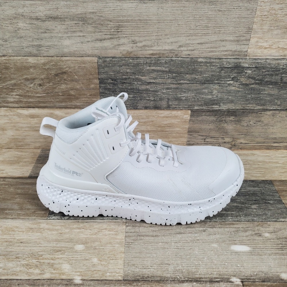 Timberland PRO Setra Shoes Mens Sz 6 Wide Safety Toe Lace Up Mid Top Athletic